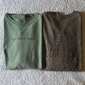 Earthfluenced Graphic Bundle of 2 Short Sleeve T-shirts